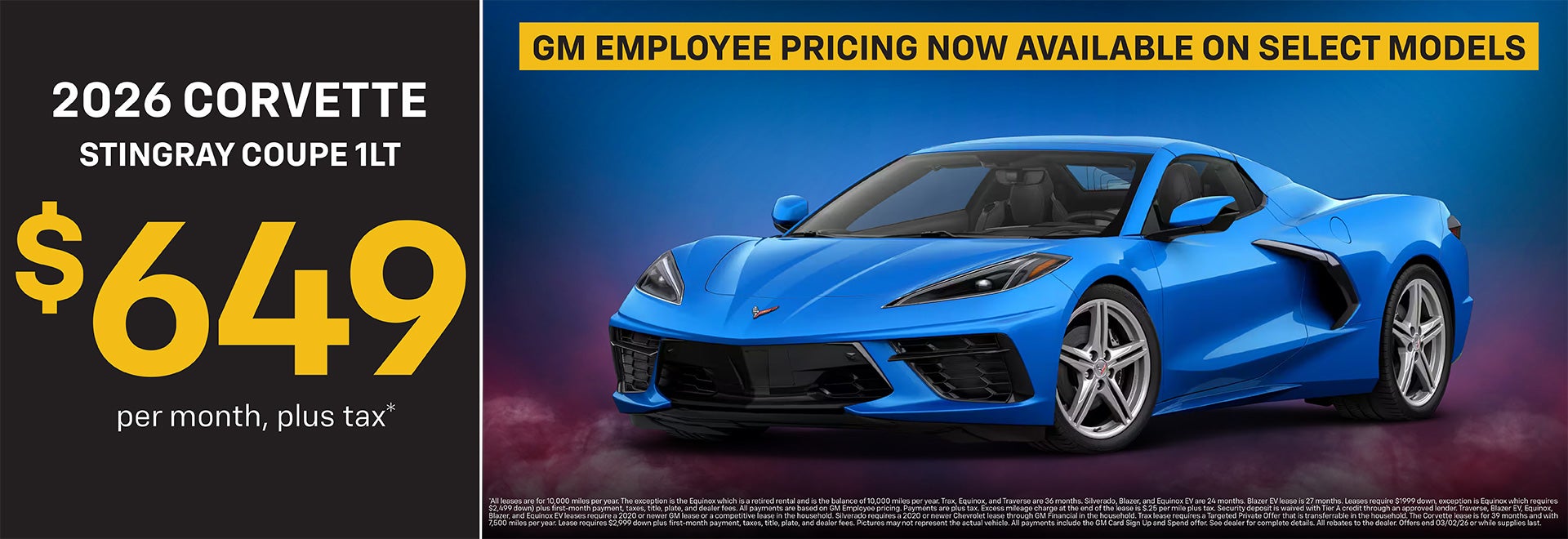 2026 CORVETTE STINGRAY