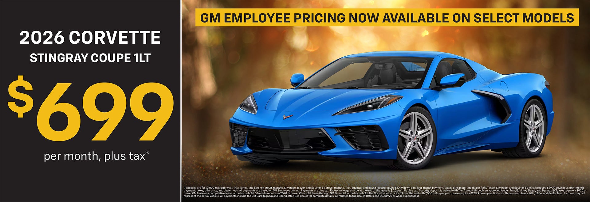 2026 CORVETTE STINGRAY COUPE 1LT